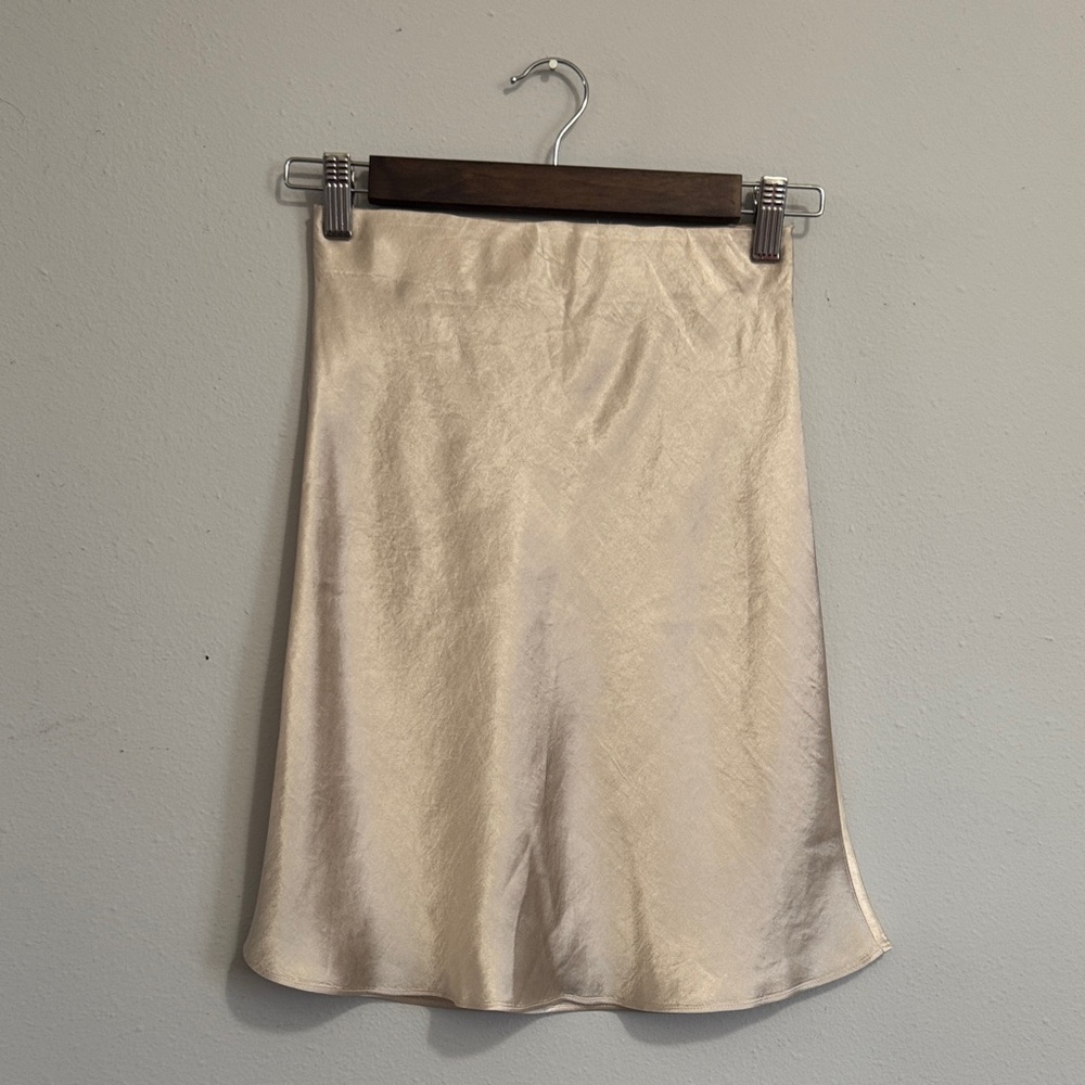 Babaton Cream A-Line Skirt